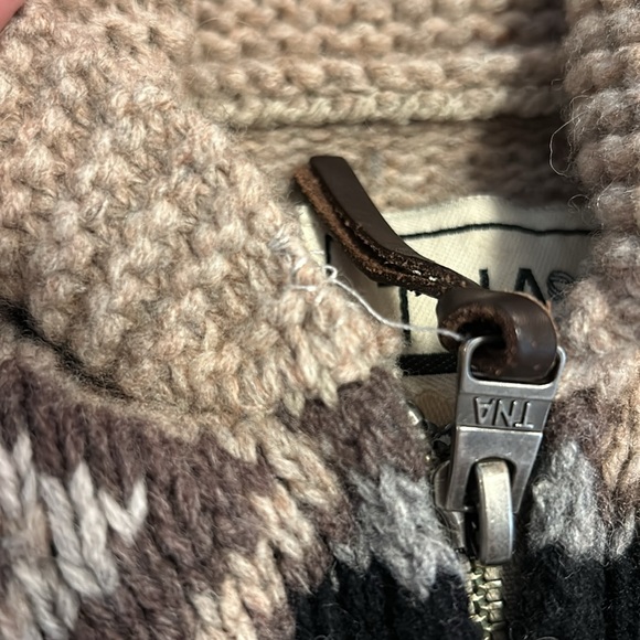 TNA Aritzia Sea-to-Sky Lambswool Zip-up - Picture 5 of 9